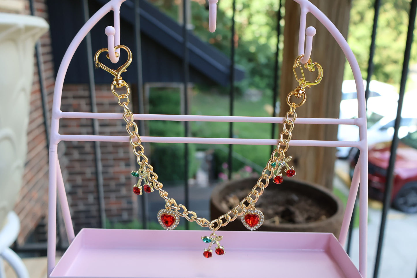 Customized Heart/Cherry charm