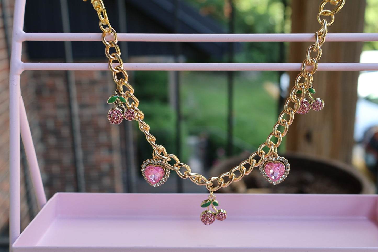 Customized Heart/Cherry charm