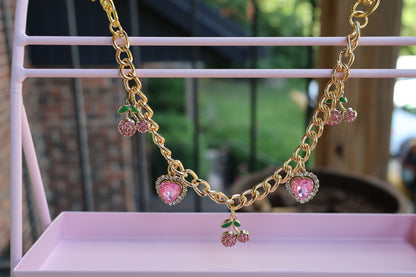 Customized Heart/Cherry charm