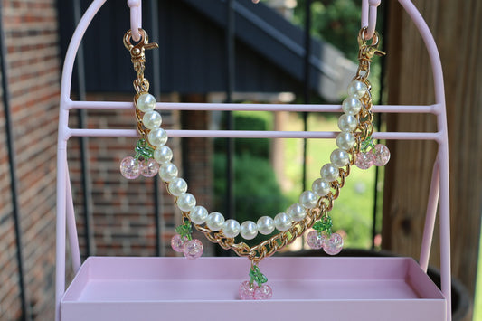 Customized Cherry/Pearl Charm