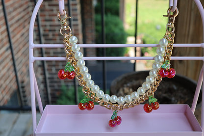 Customized Cherry/Pearl Charm