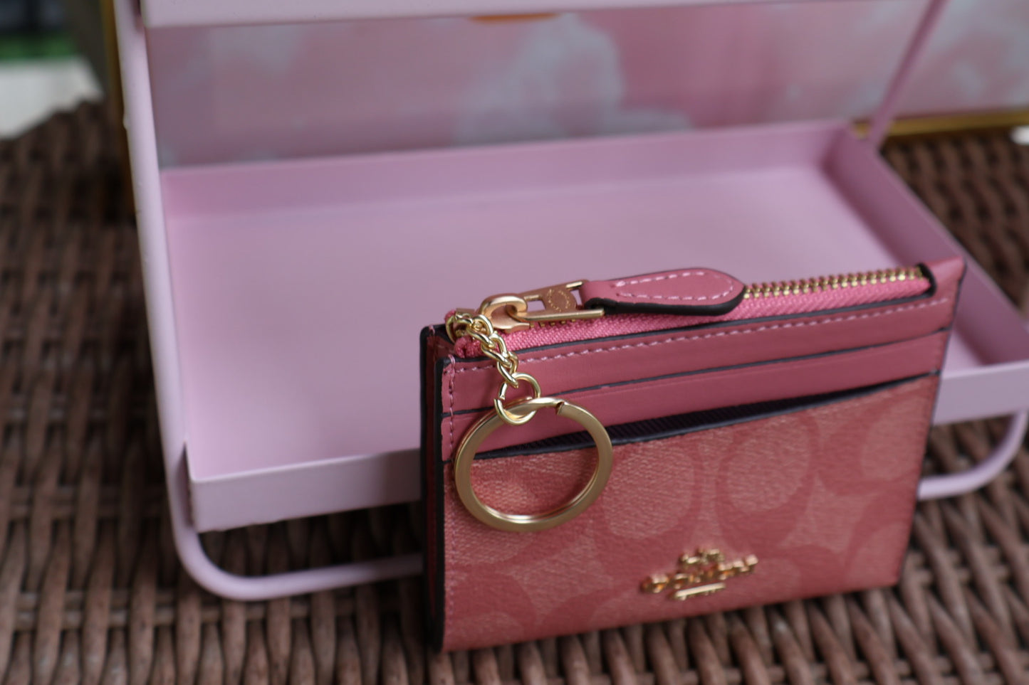 Pink Card Holder