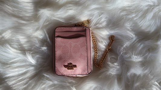 Blush Pink Zip wallet