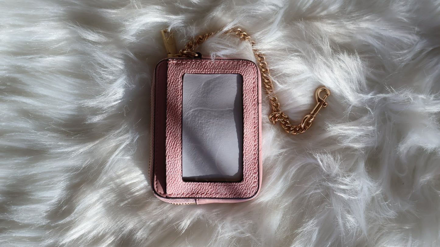 Blush Pink Zip wallet