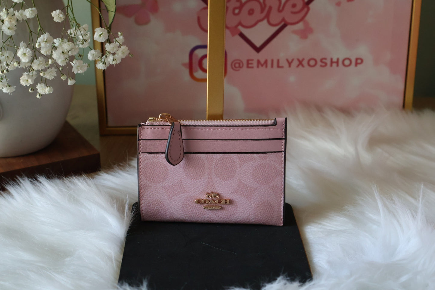 Pink Powder Matching Wallet