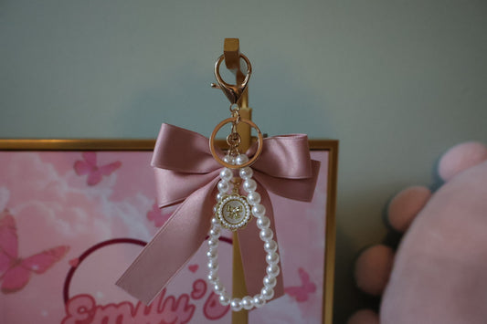 Pink Bow Charm