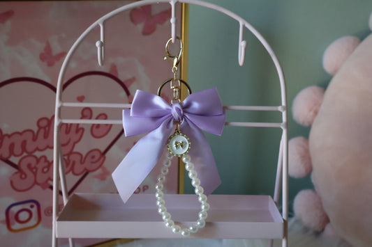 Violet Bow Charm