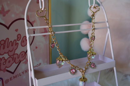 Customized Strawberry/Heart Charm
