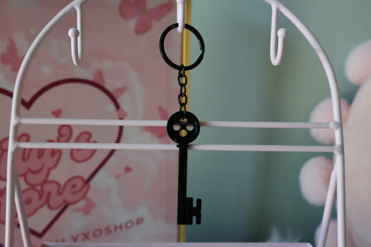 Key Button Charm
