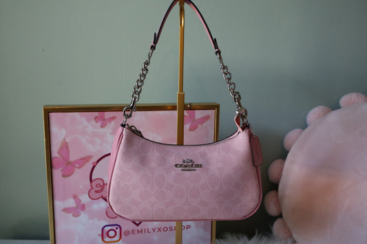 Powder Pink With Silver Hardware
